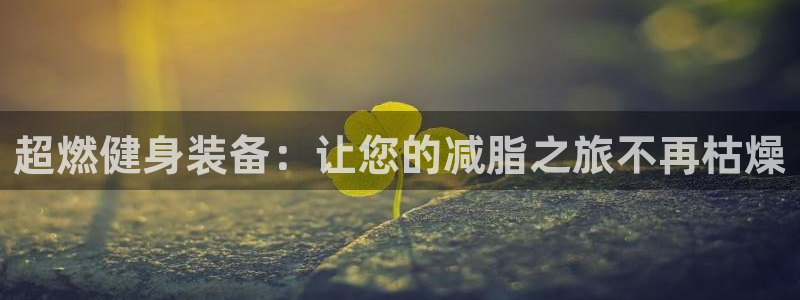 意昂体育4平台注册要钱吗是真的吗:超燃健身装备:让您的减脂之